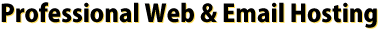 Professional Web & Email Hosting